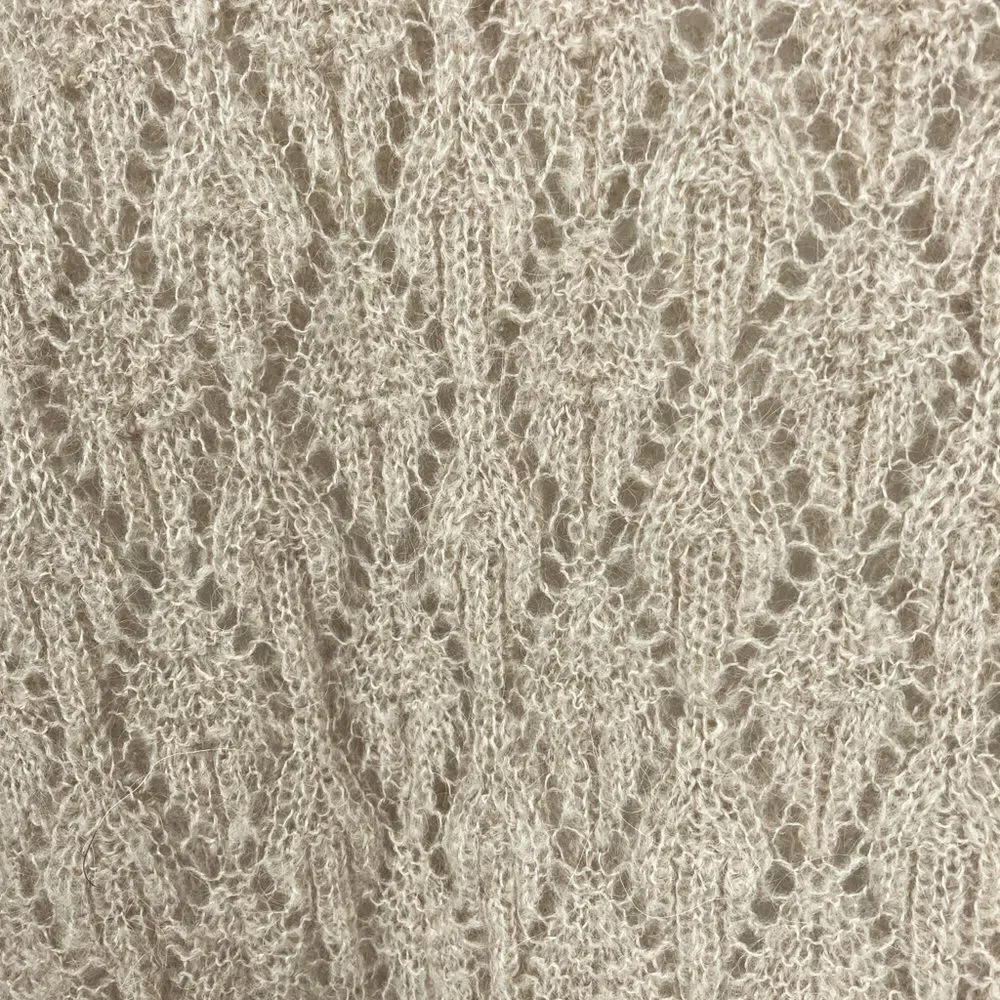 Free People Taupe Say Hello Oversize Women’s Sweater S